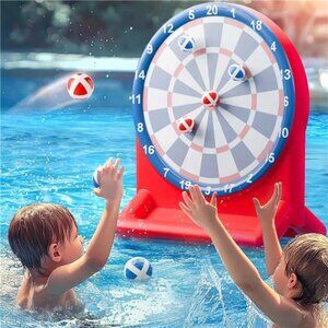 Swimming‎ Pool Wave Kids Fun Pool Toys, Inflatable Dart Board Water Games